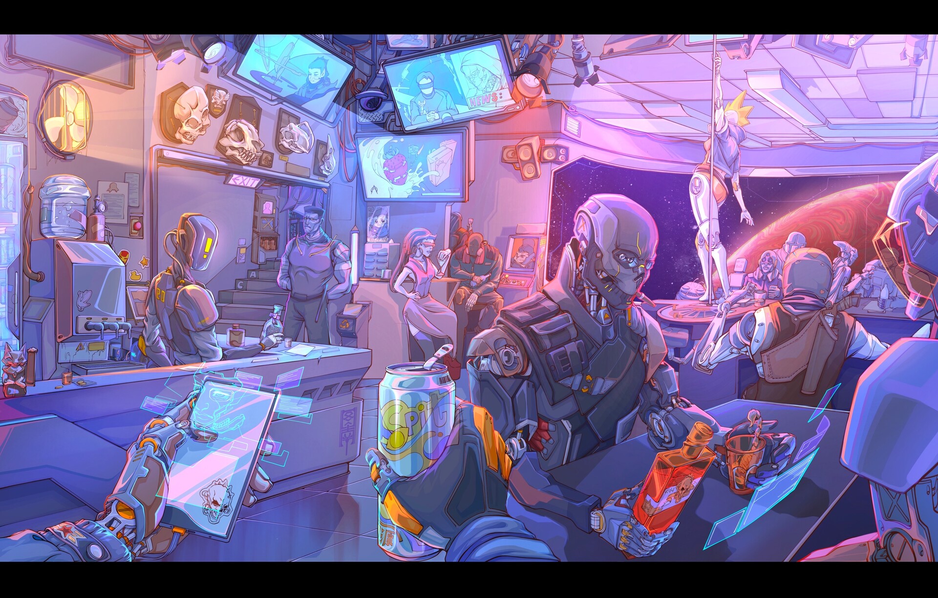 ArtStation - Space lounge