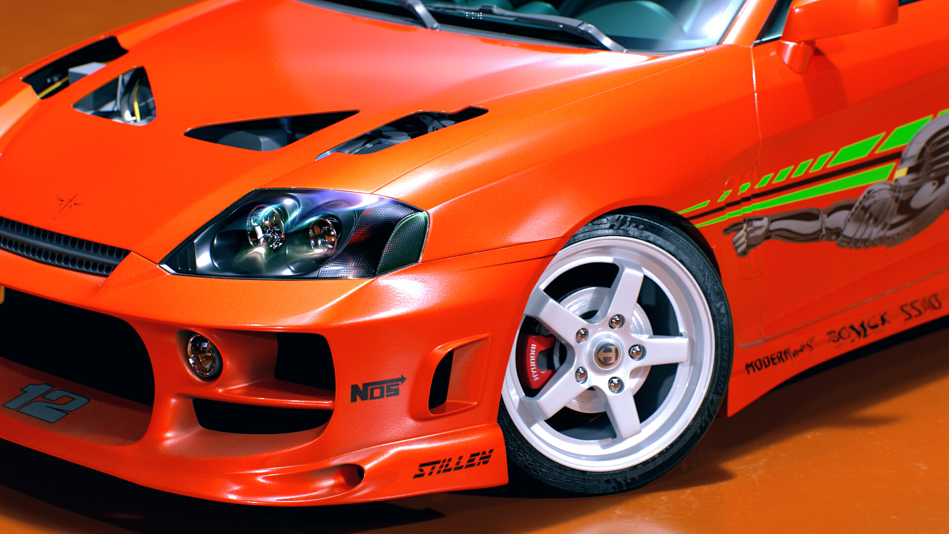 BRIAN KIM DESIGNS - Hyundai Fast and Furious Bomex Tiburon 2.7 GT V6