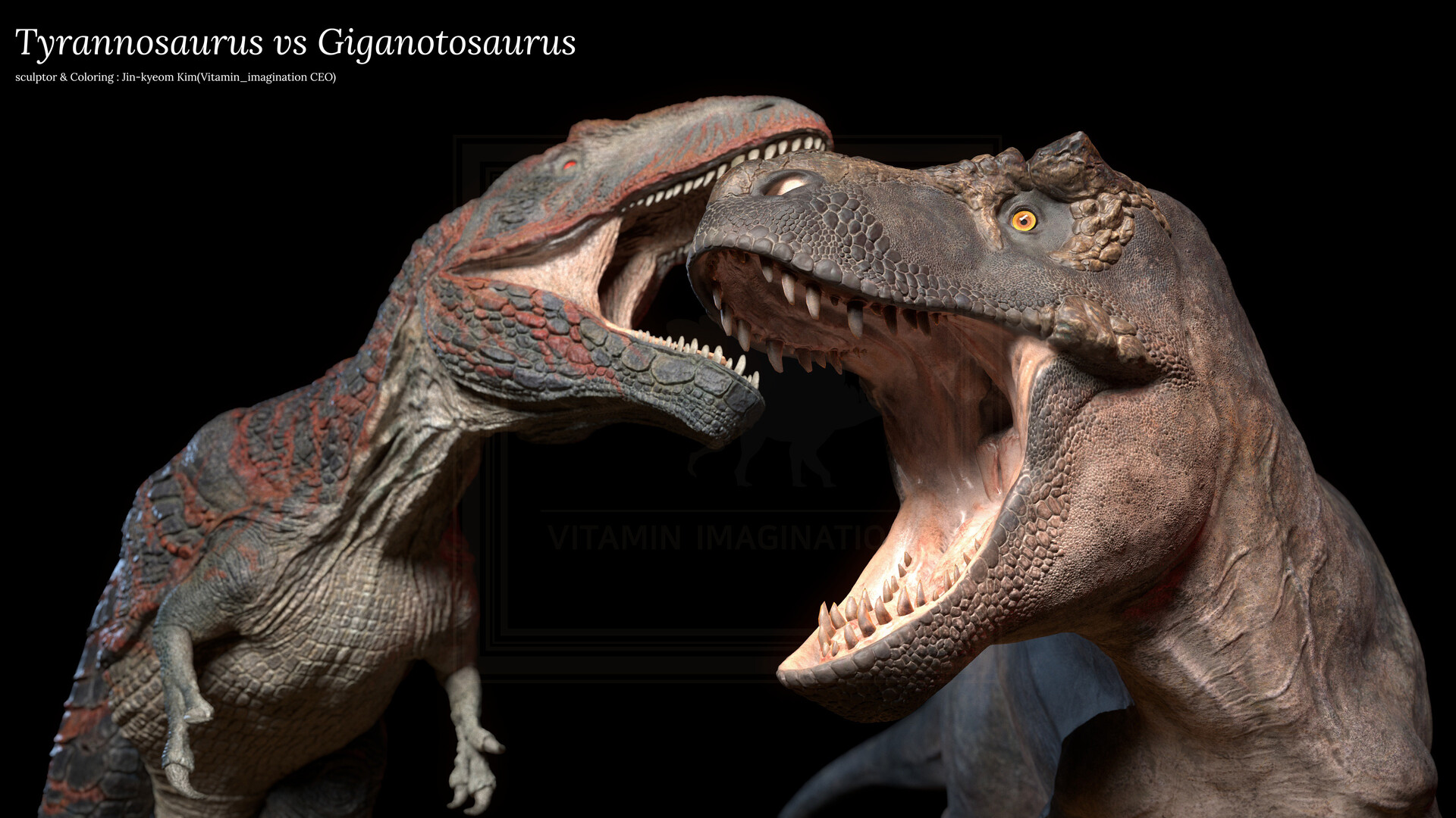 giganotosaurus size comparison to t rex