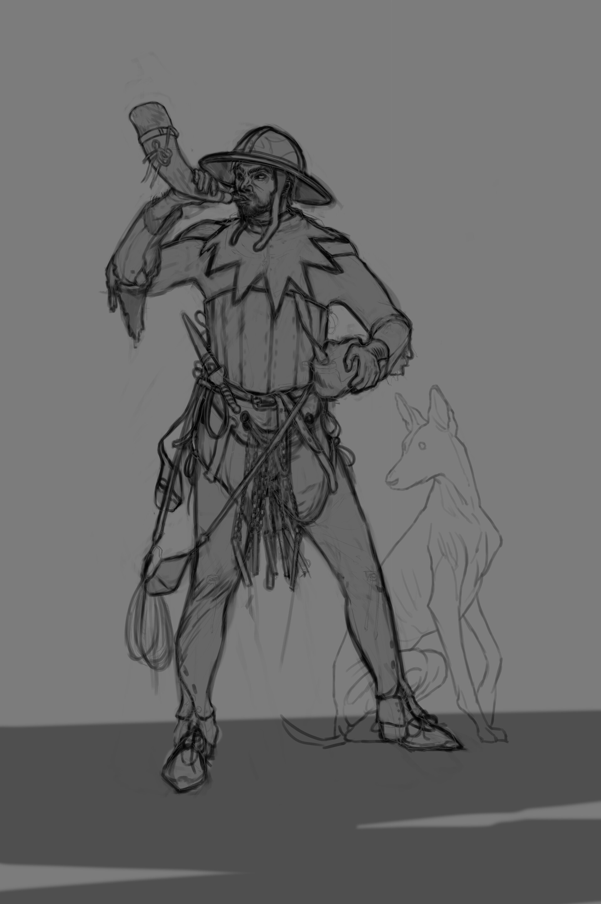 ArtStation Medieval Character sketches