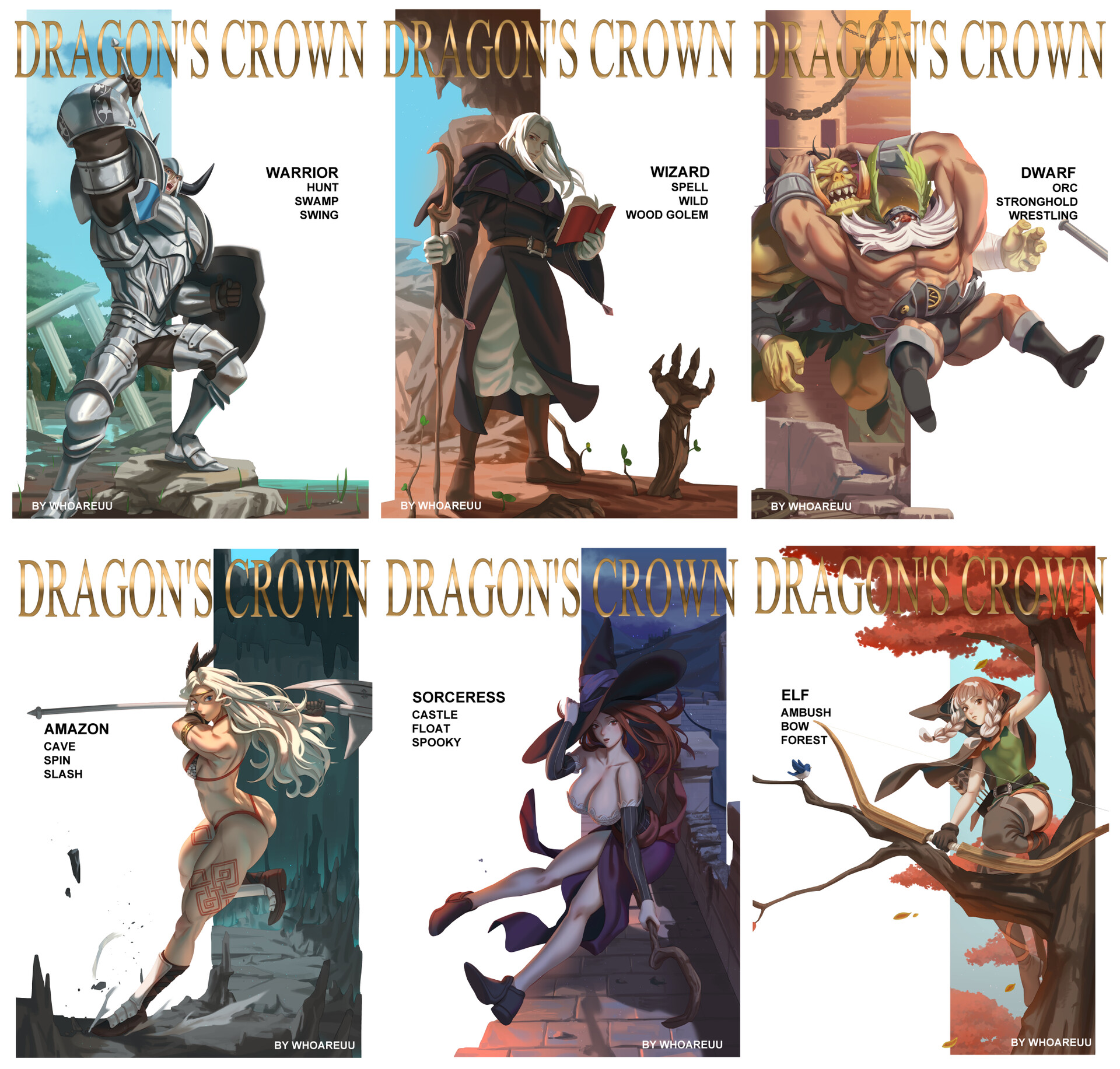 ArtStation Dragon's crown