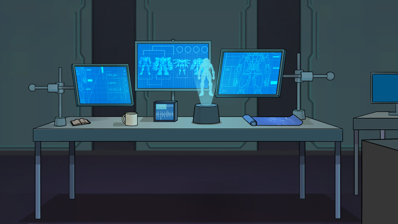Background for Marvel's Mech Strike series