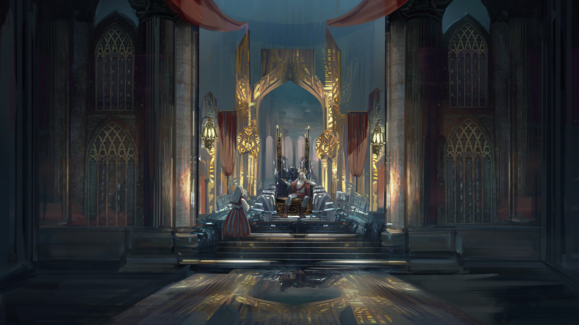 Throne Room Concept Art