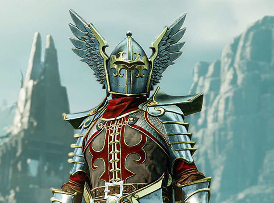 Winged Knight (male) in-game