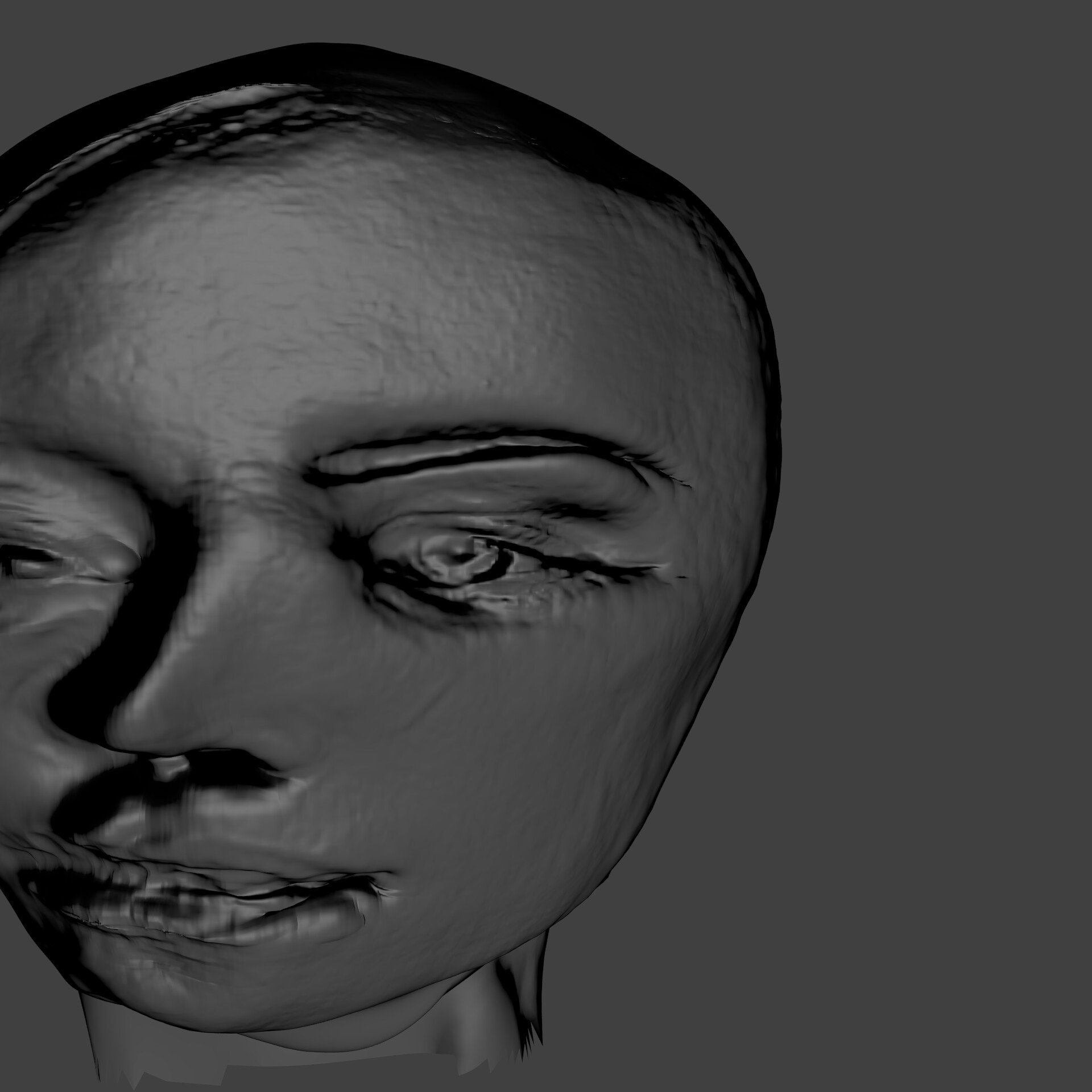 Human Face Template