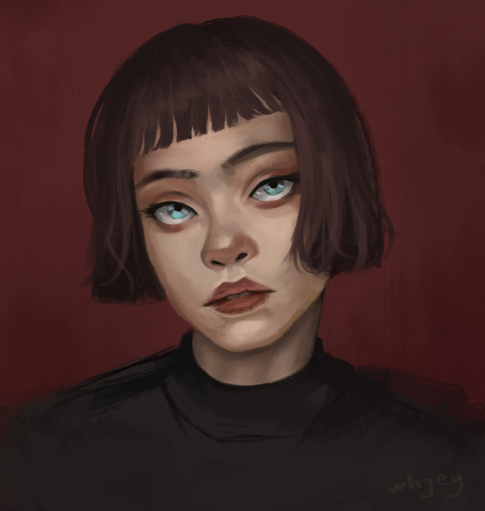 Portrait of a model by Bahadır Atcı