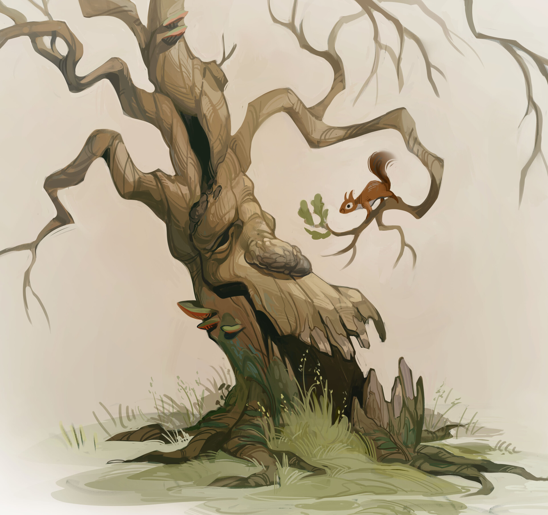 ArtStation - Character Desing Challenge - Tree