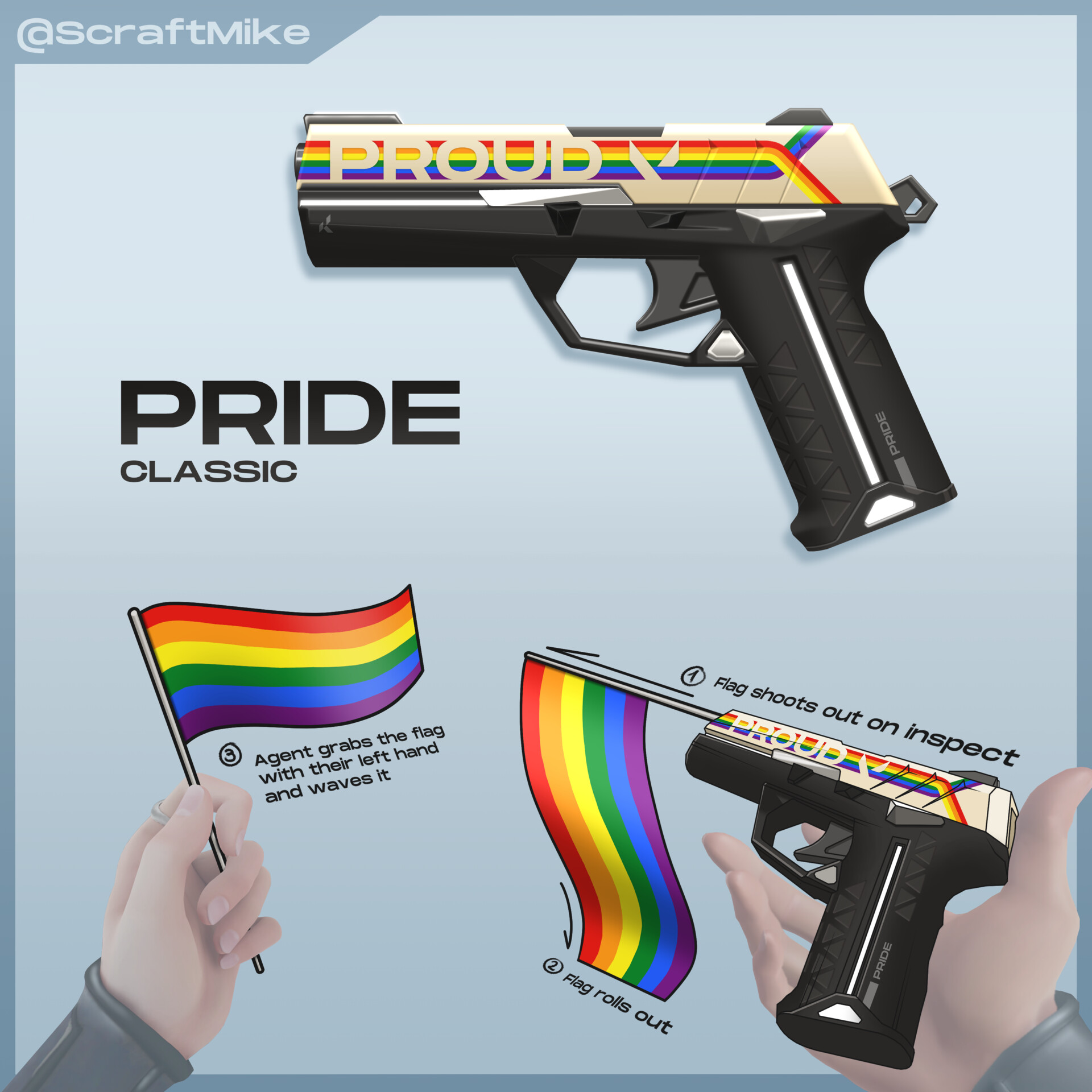 ArtStation PRIDE Classic VALORANT Concept