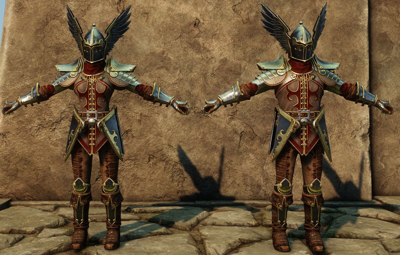 Winged Knight (male, female) in-game 2