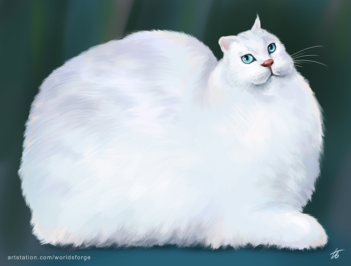 ArtStation - Chonk cat