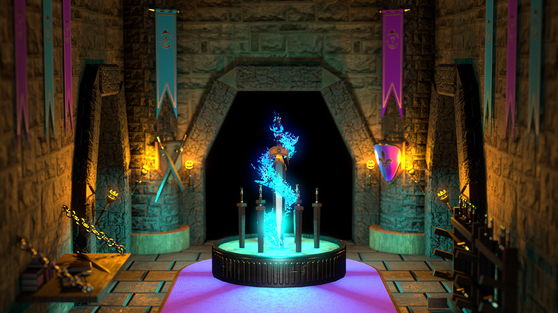 ArtStation The Trophy Room