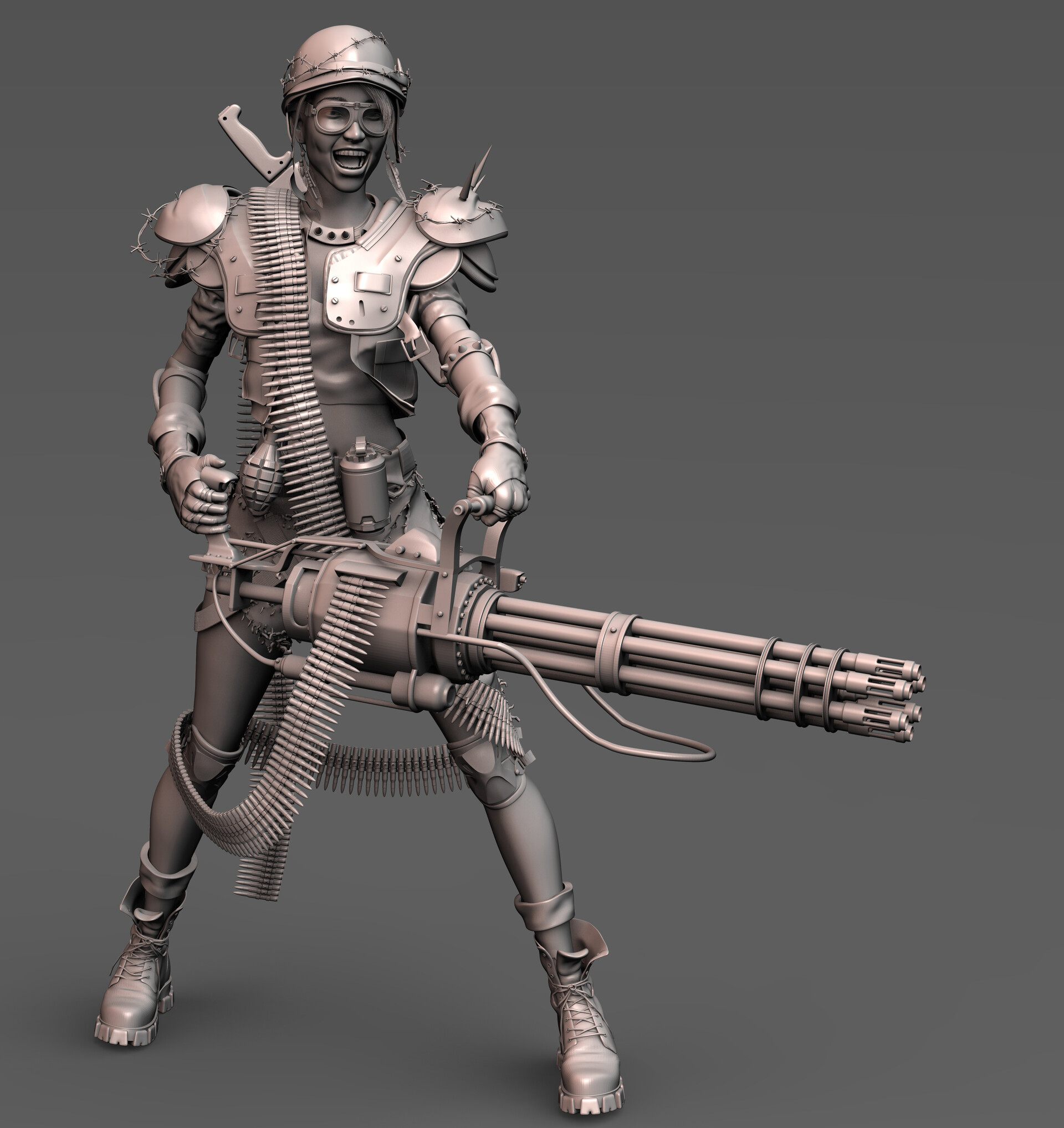 ArtStation Postapocalyptic Gunner