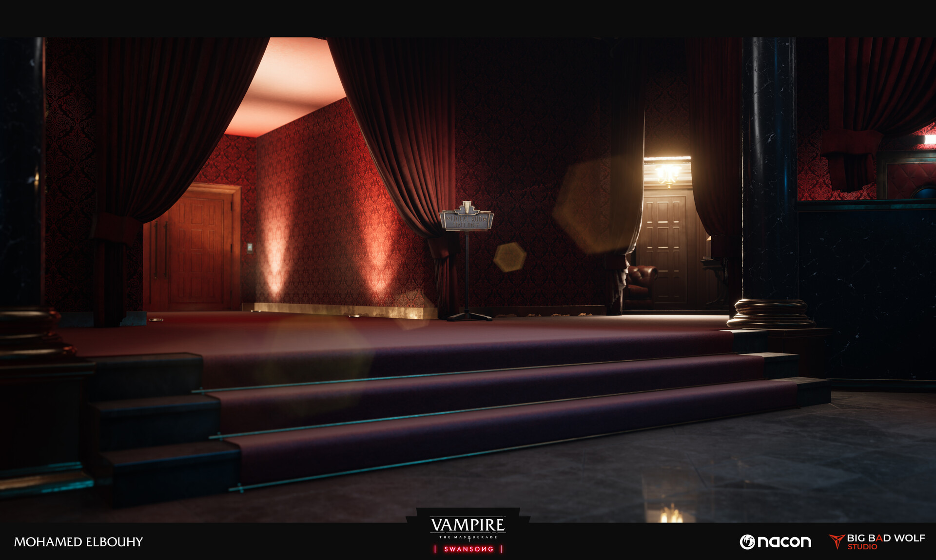 ArtStation - Vampire the Masquerade - Swansong : Atrium VIP Bar