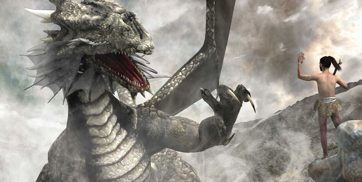 ArtStation Dragon raider