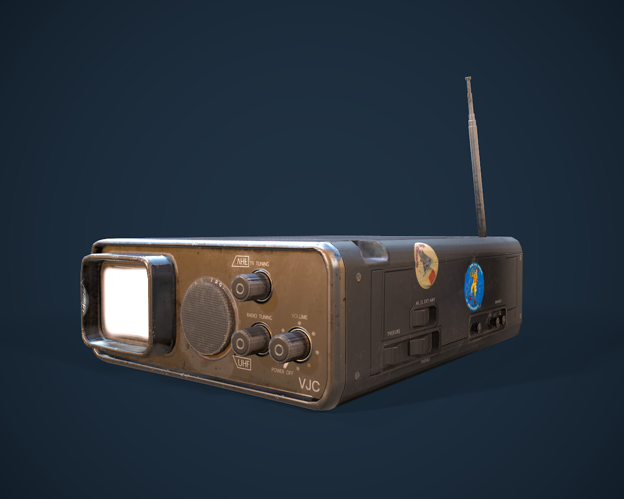 ArtStation - Portable TV Prop