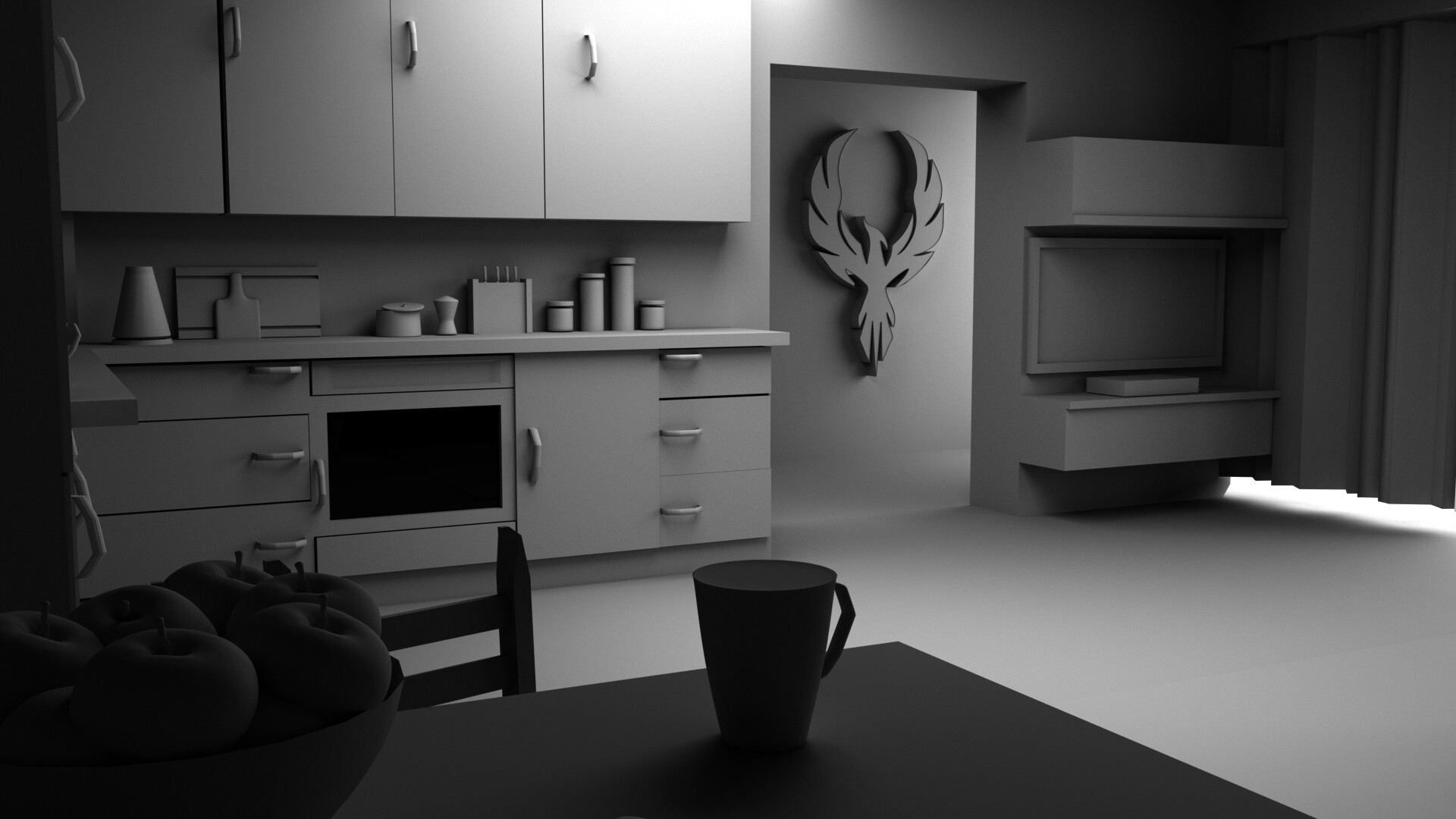 ArtStation Interior High Poly artstation-interior-high-poly