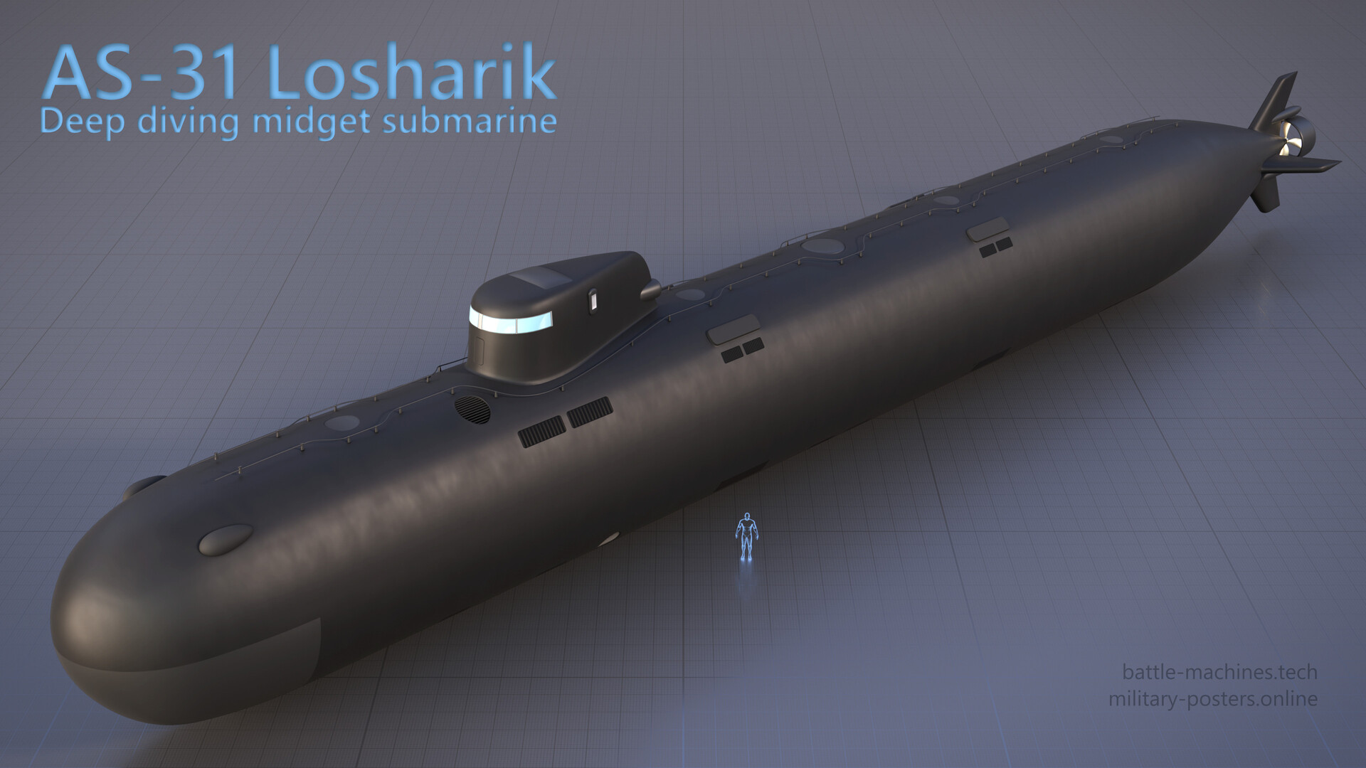 ArtStation - K-329 Belgorod Submarine - 3D animation and stills