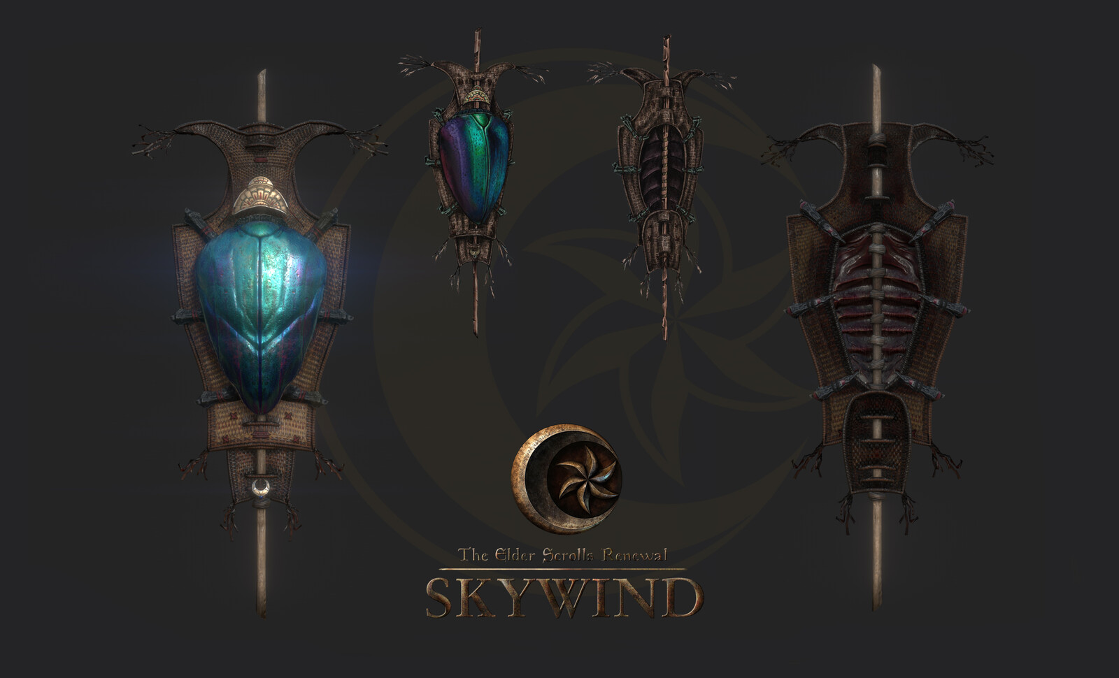 Ashkan Shield - Ingame. Credits go to C25 in the official Skywind-Discord Server!