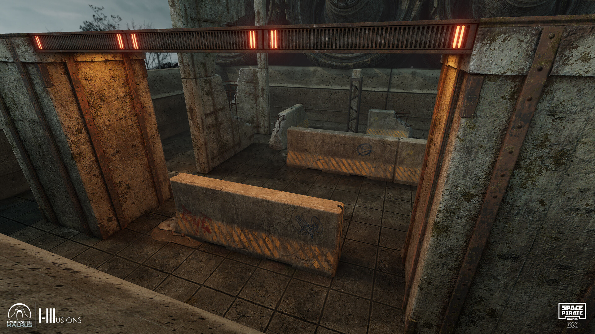 ArtStation Space Pirate Trainer DX Arena Level Art Mobile VR