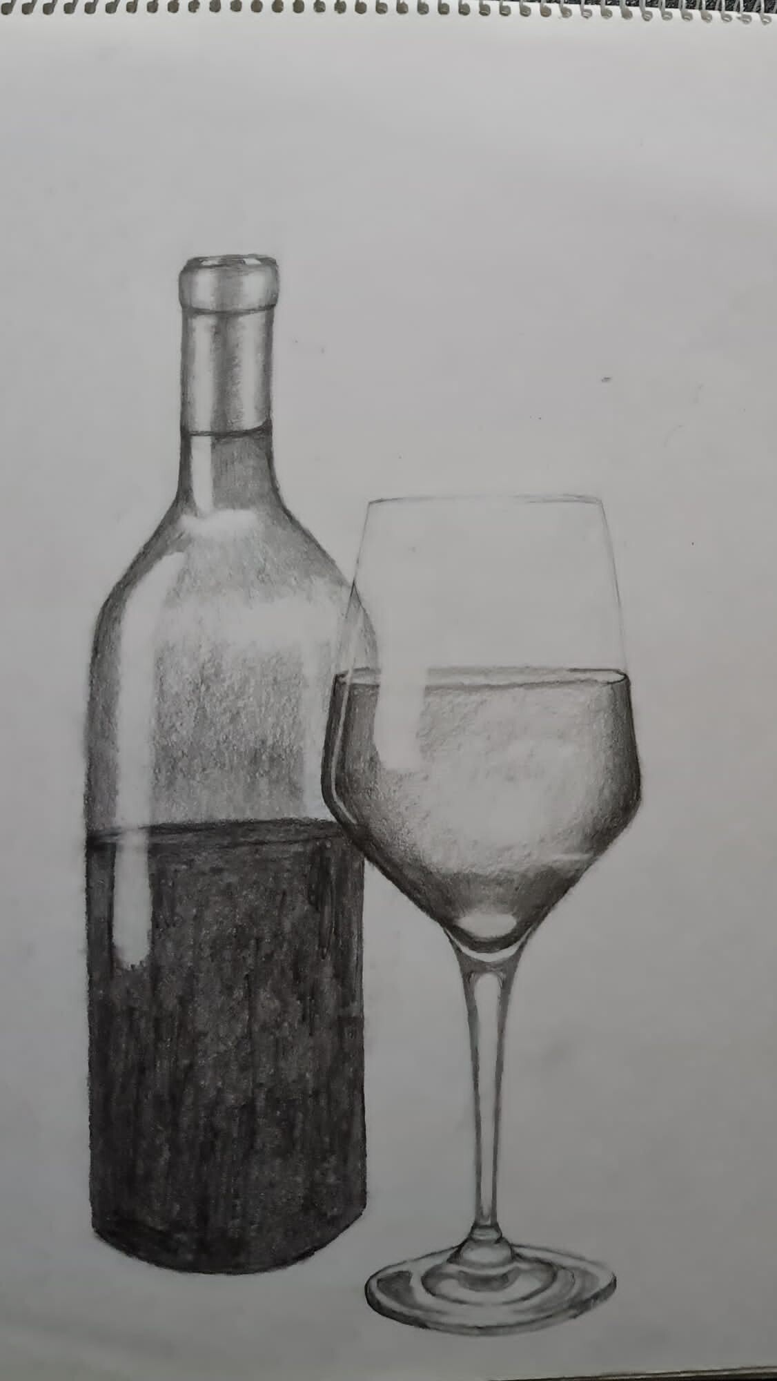 ArtStation Wine Observational Drawing artstation-wine-observational-drawing