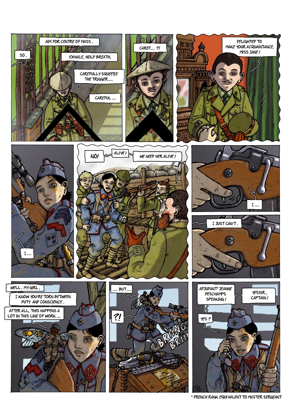 Page 4. I can't shoot that guy, I know him!