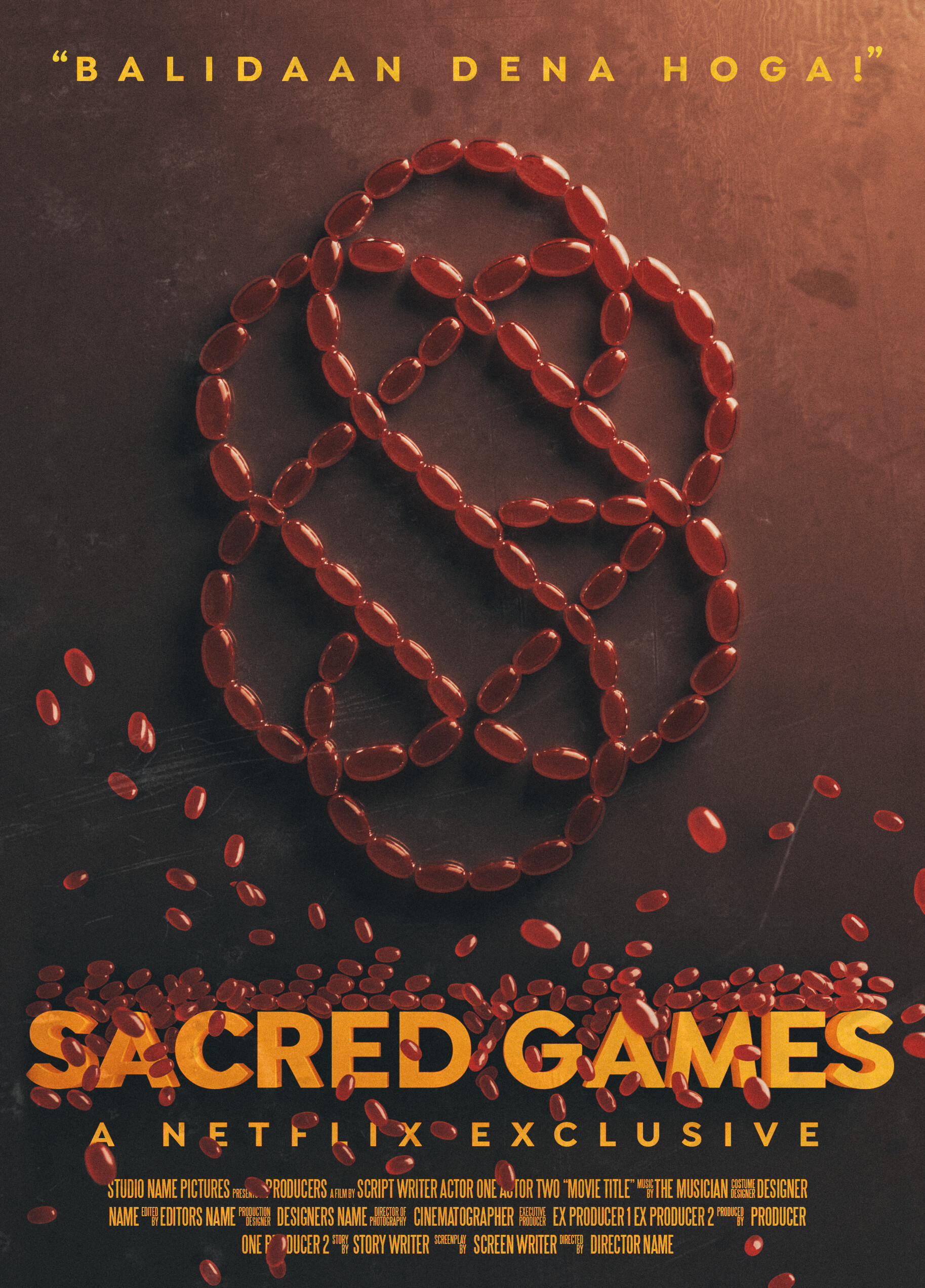 ArtStation Sacred Games Poster