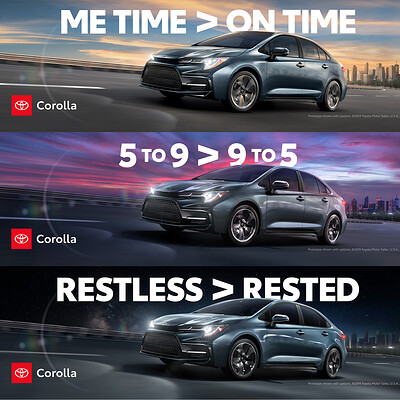 Toyota Corolla - Day to Night Lockup