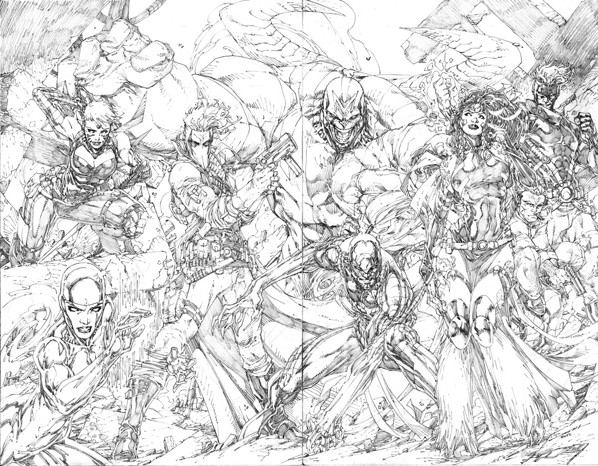 Ready To Ink: Brett Booth's “PARSEC” – Eon Art Products