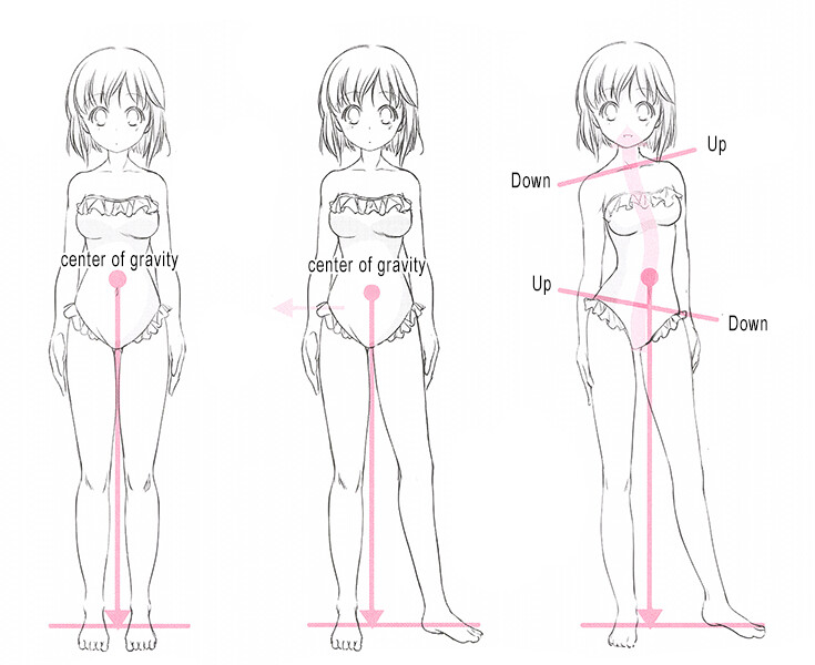 Cute Poses - Female standing pose