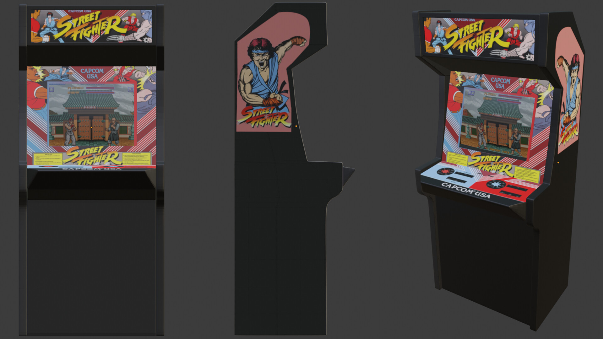 ArtStation Street Fighter Arcade