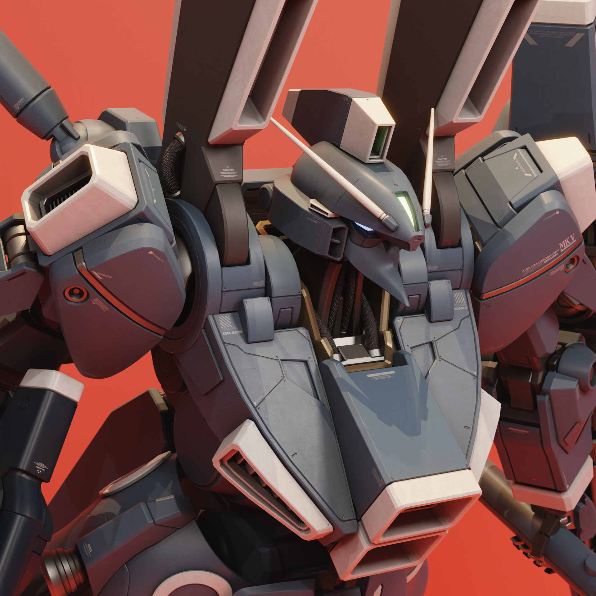 ArtStation - ORX-013M Gundam Mk-V (Project M)
