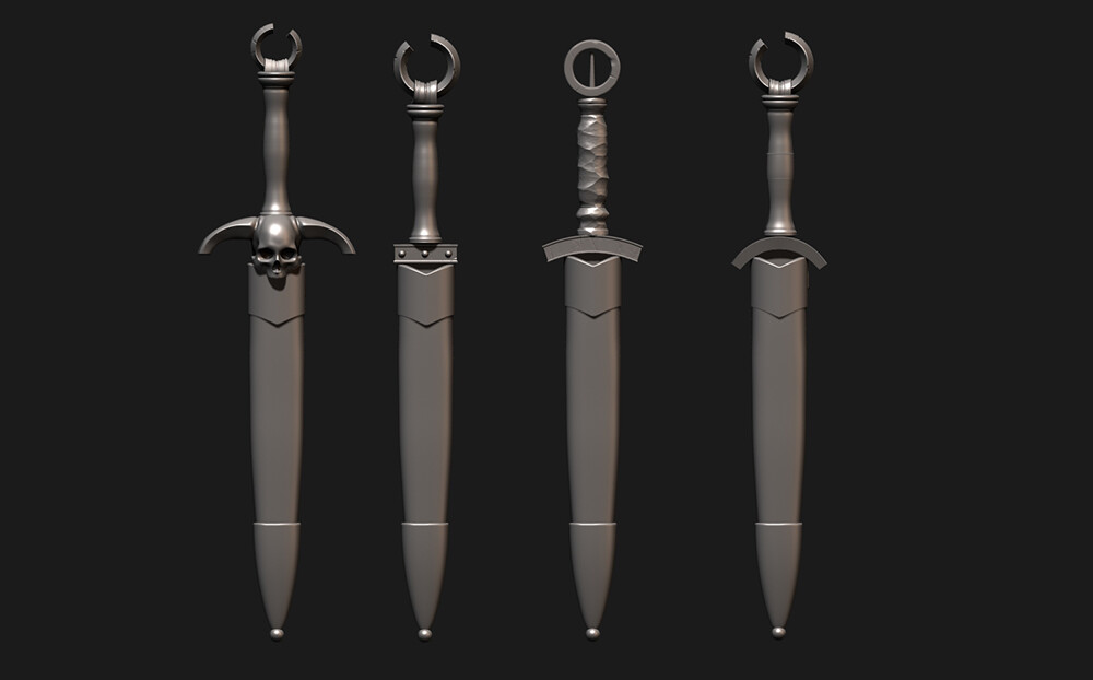 Conan dagger concepts.
