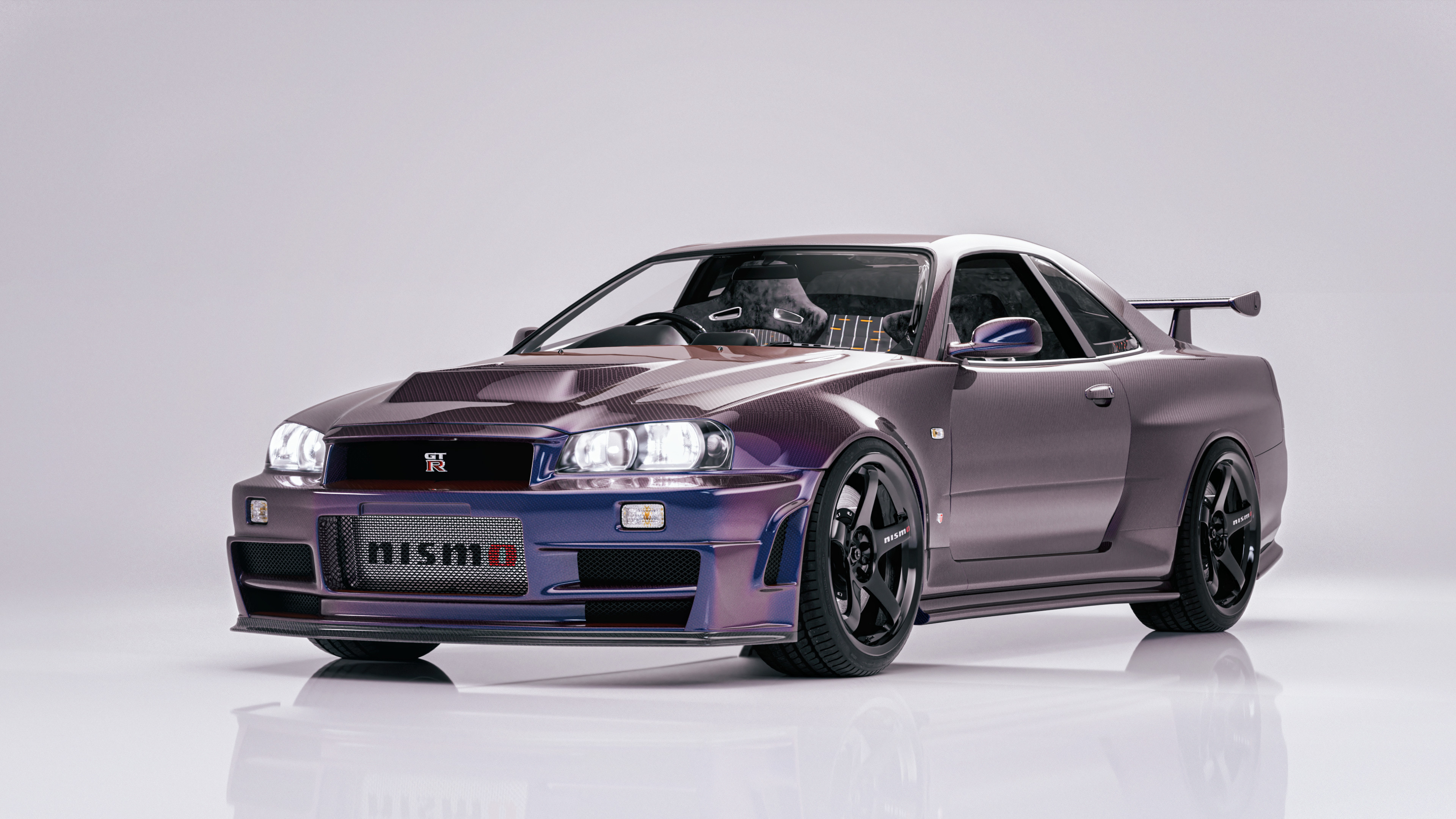ArtStation - White Night (Nissan Skyline R36 Visualization)