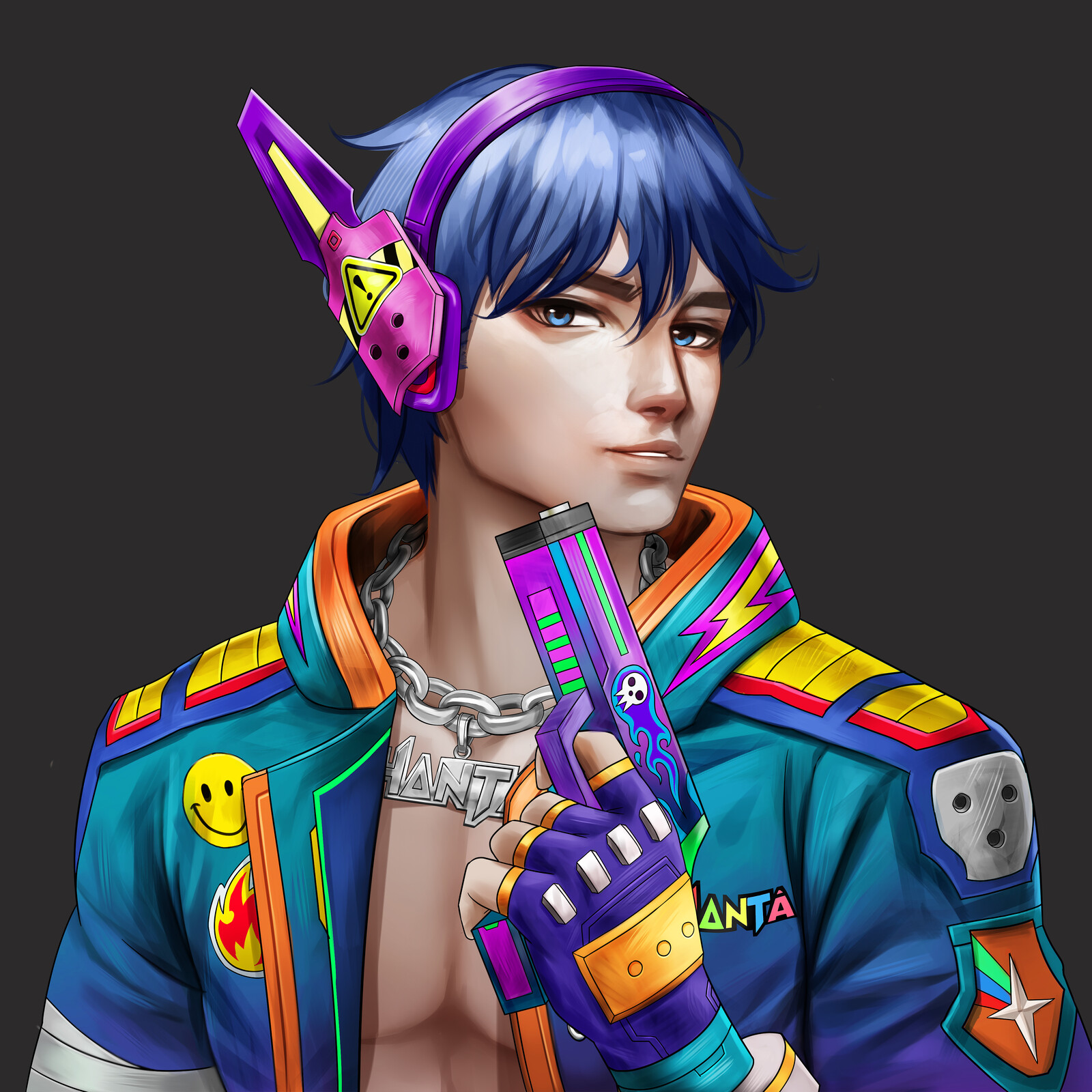 Male Character without Mask