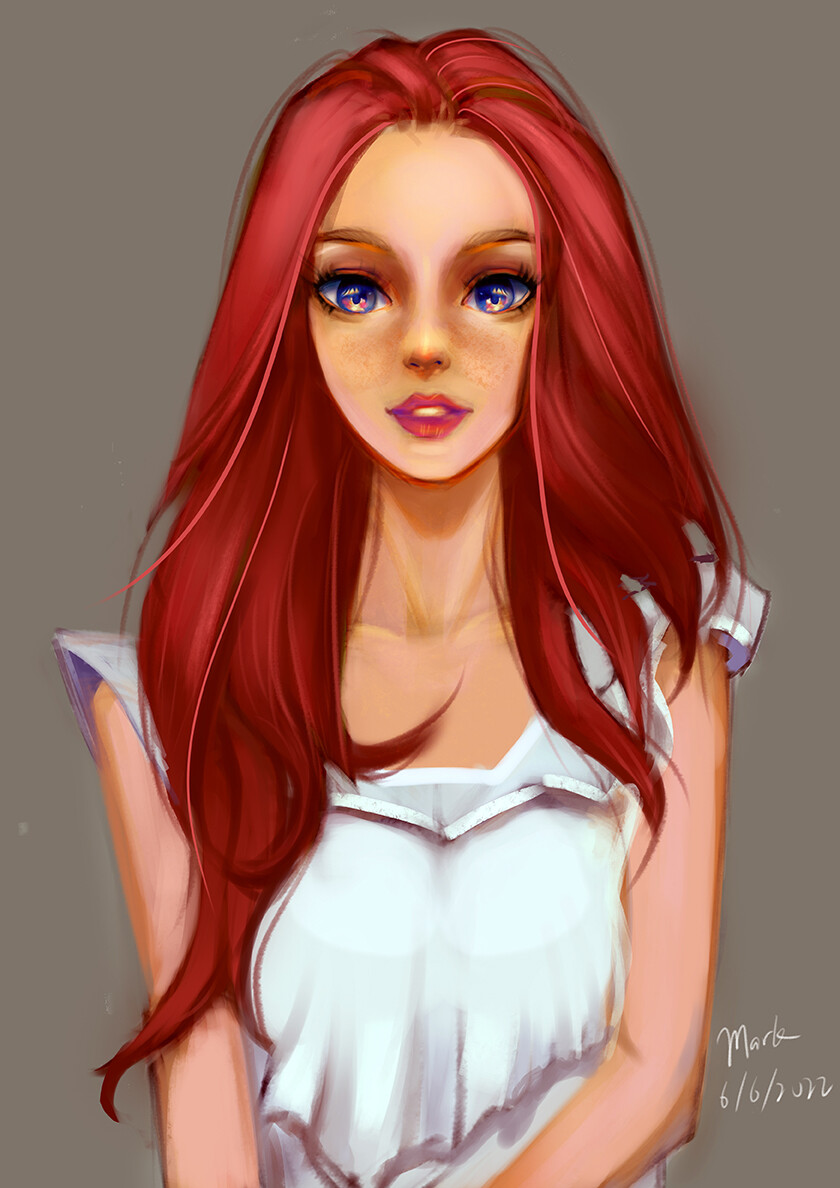 Artstation Red Hair 8398