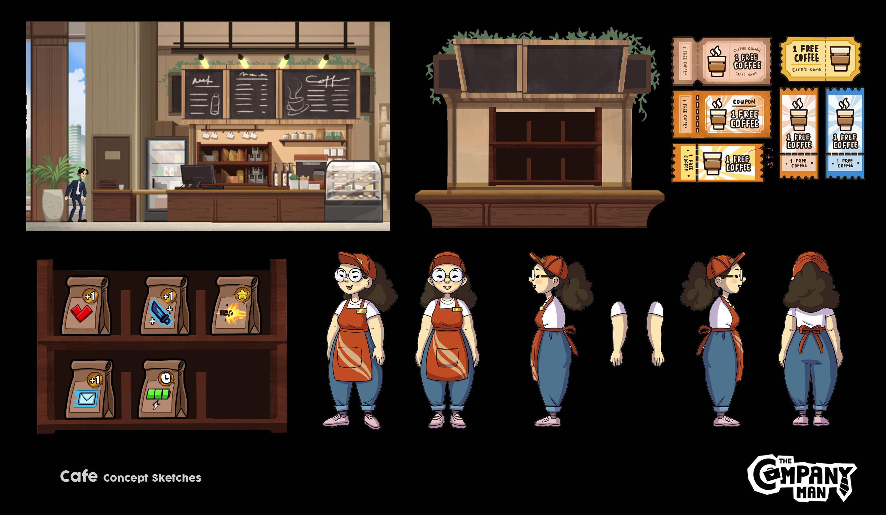 ArtStation - The Company Man game - Lobby Level Design Art