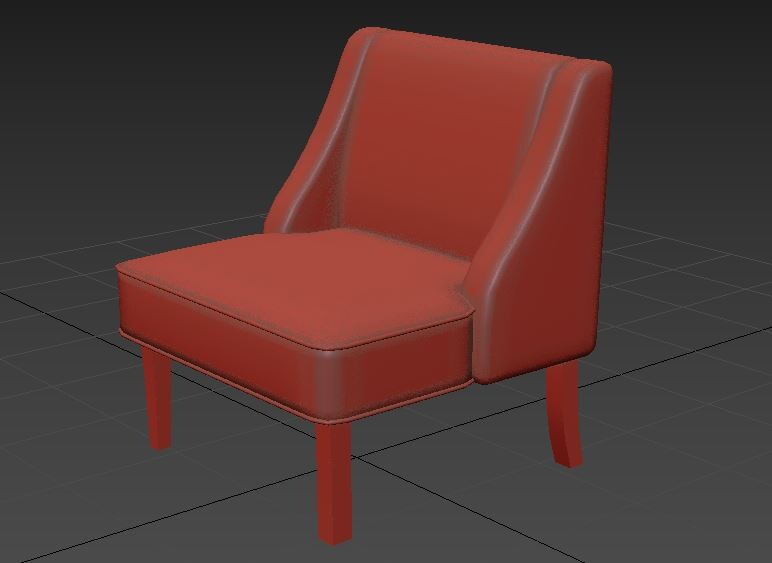 ArtStation Wingback Accent Chair   Fahim Mh 3 