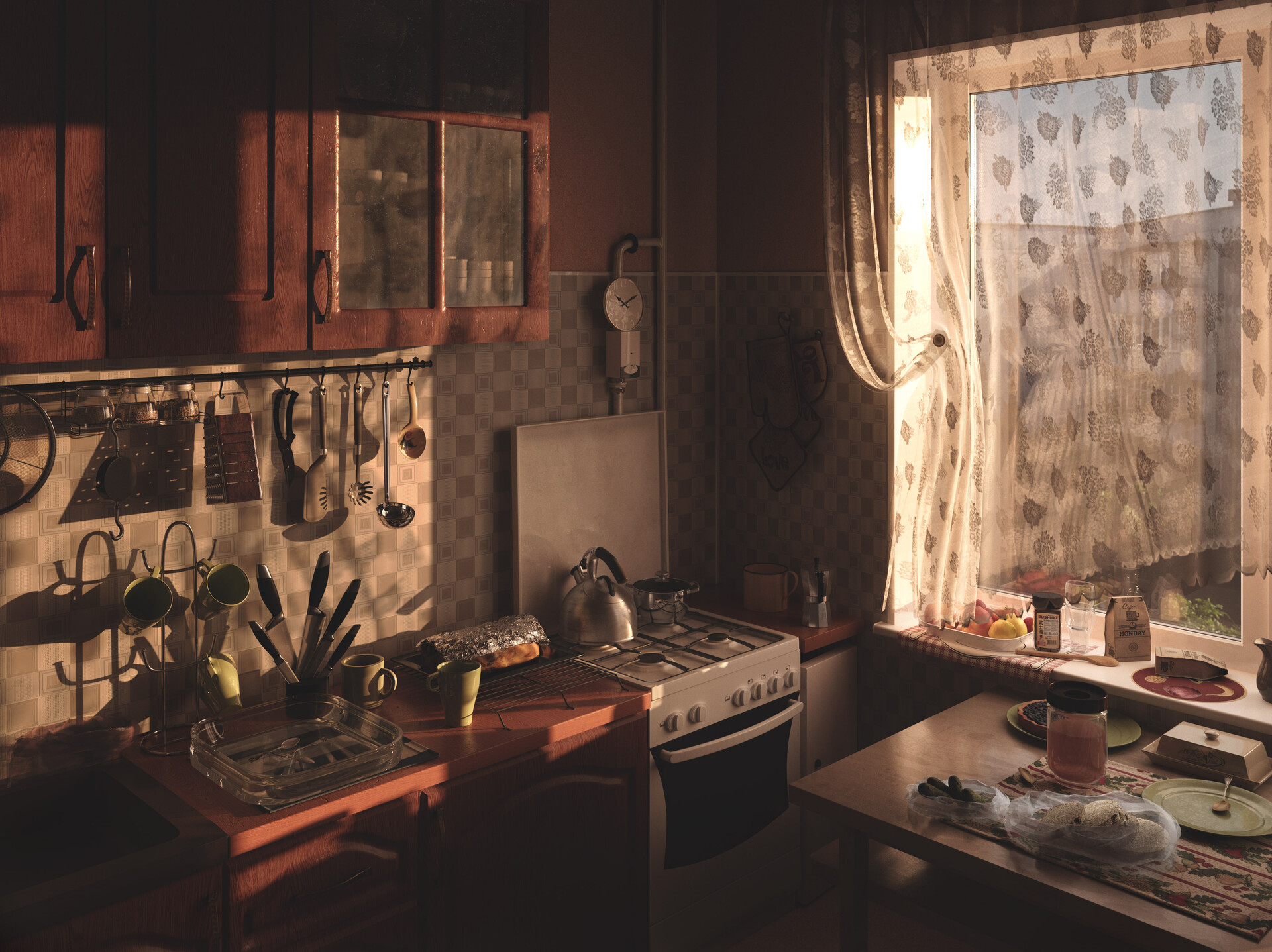 ArtStation - Morning in the kitchen
