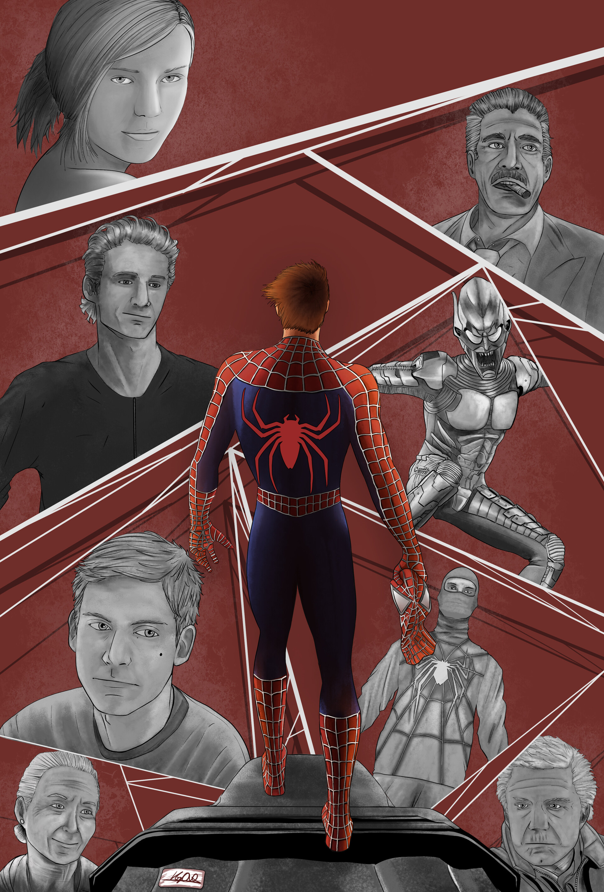 ArtStation - Spider-Man tribute to the movies