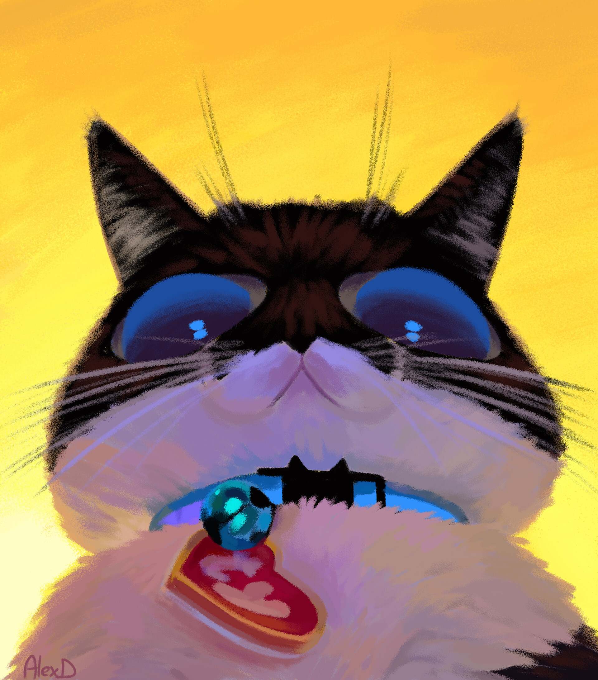 ArtStation Lulu the cat