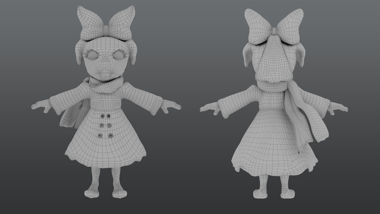 Renders of wire frame.