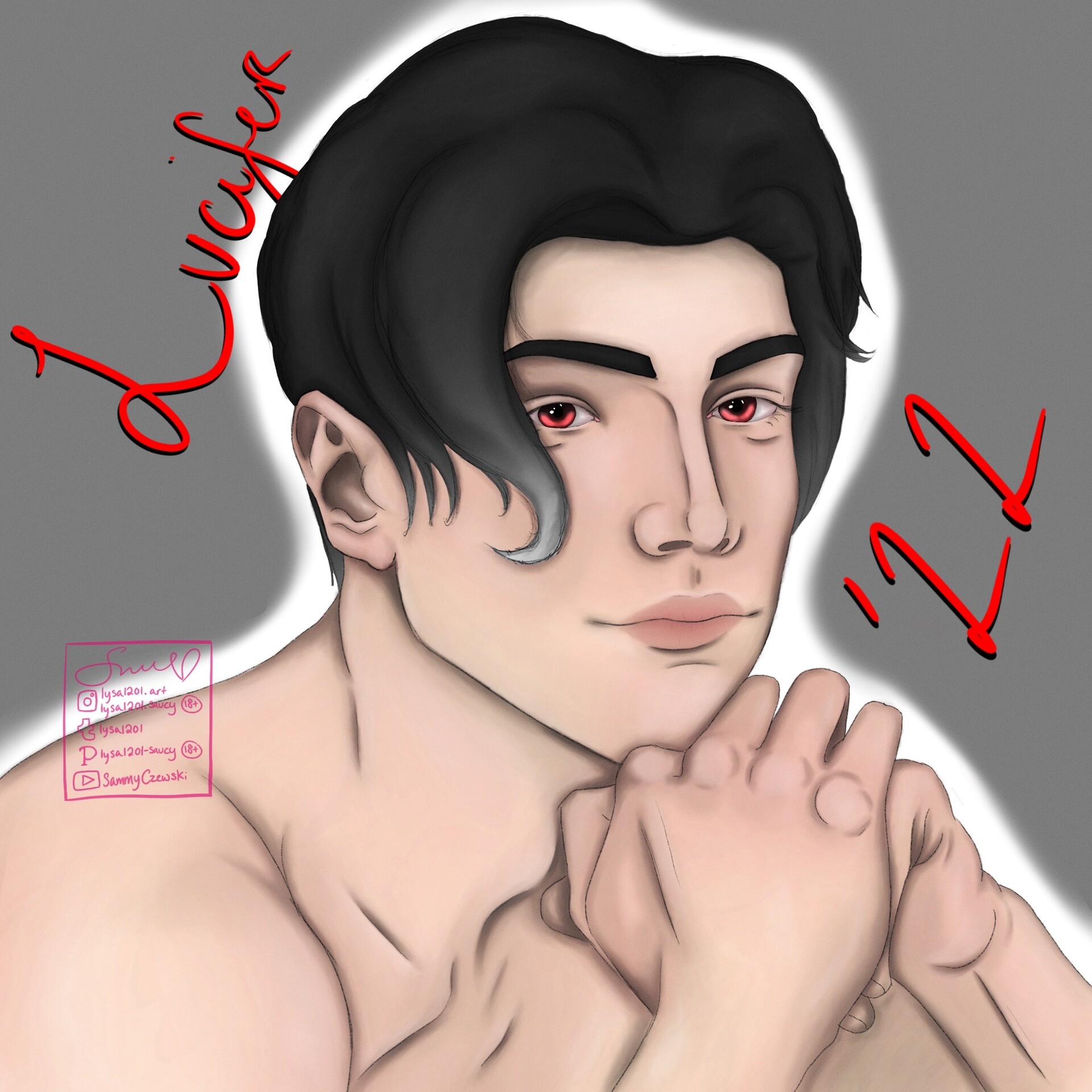 Samantha lyczewski obey me lucifer fanart birthday