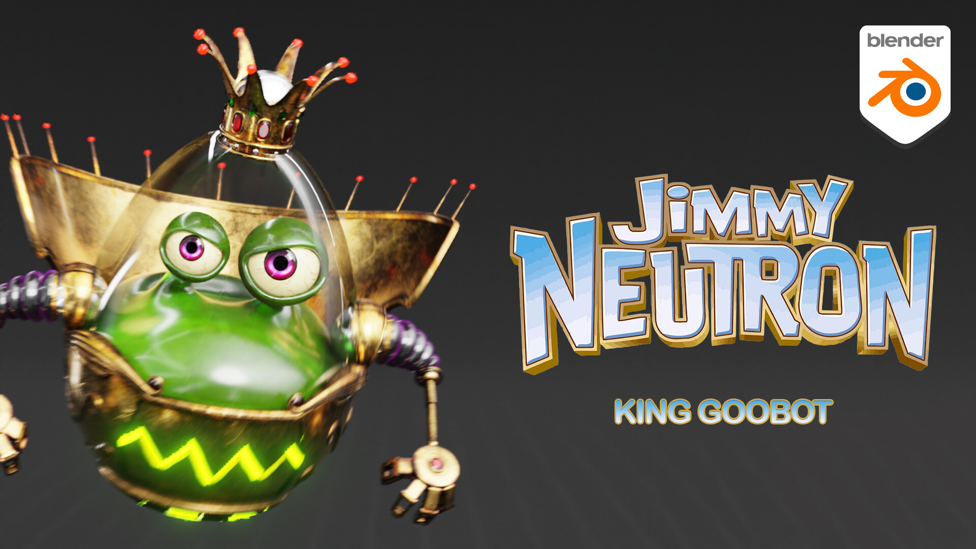 free king goobot color pages jimmy neutron boy genius