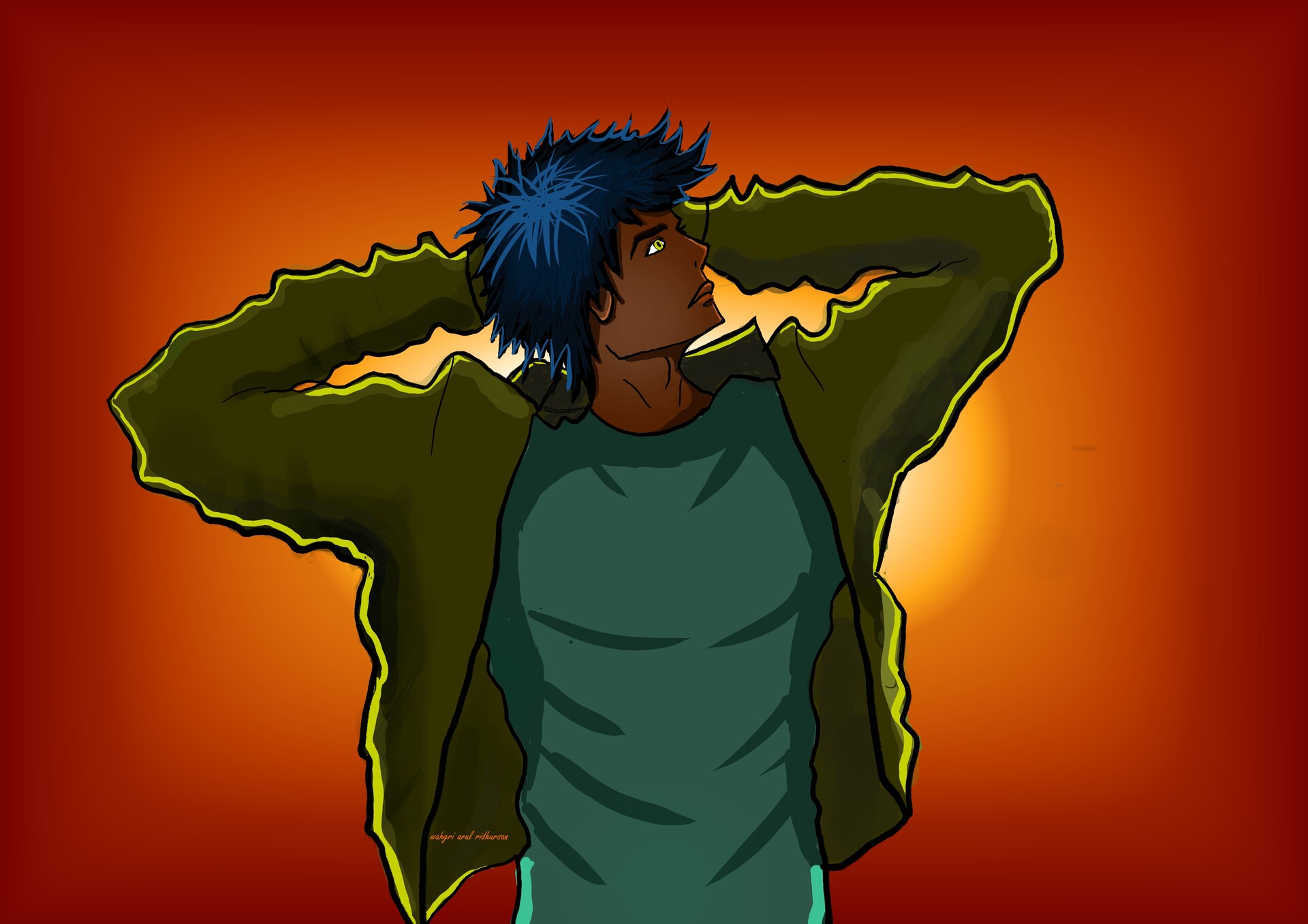 ArtStation cool pose