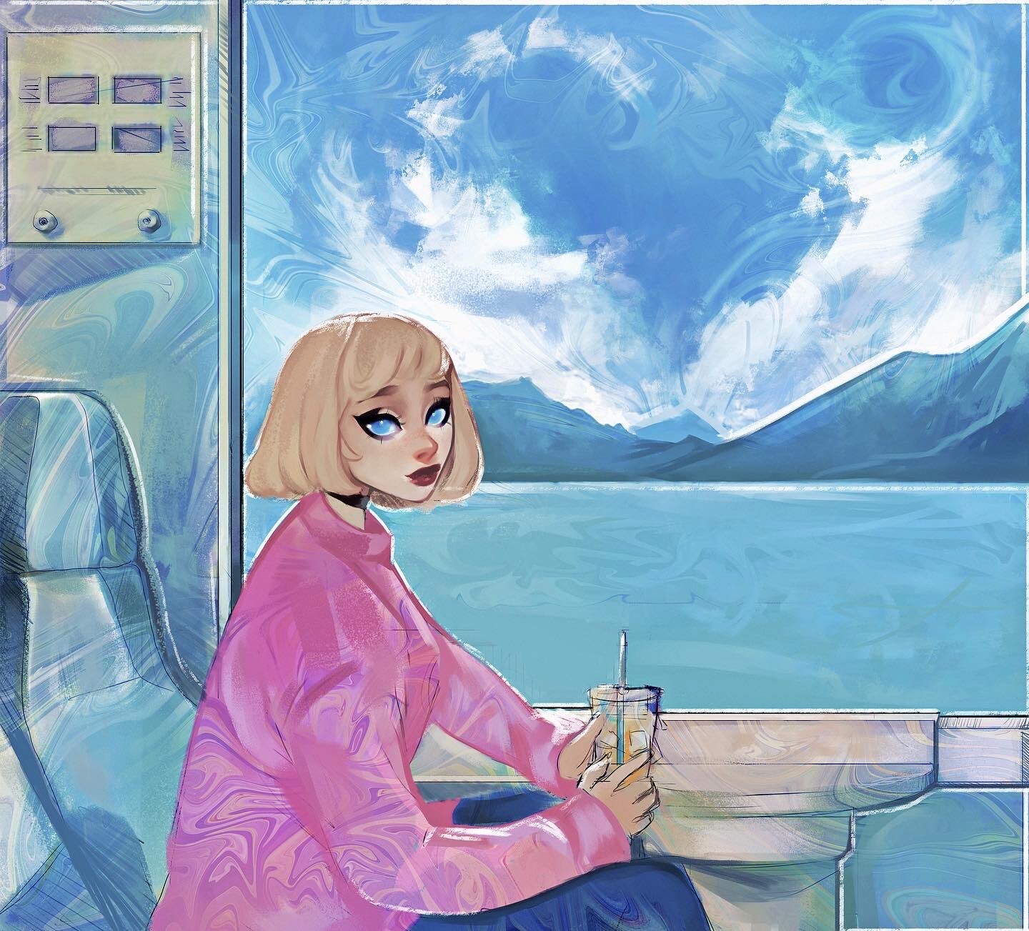 ArtStation Train Ride