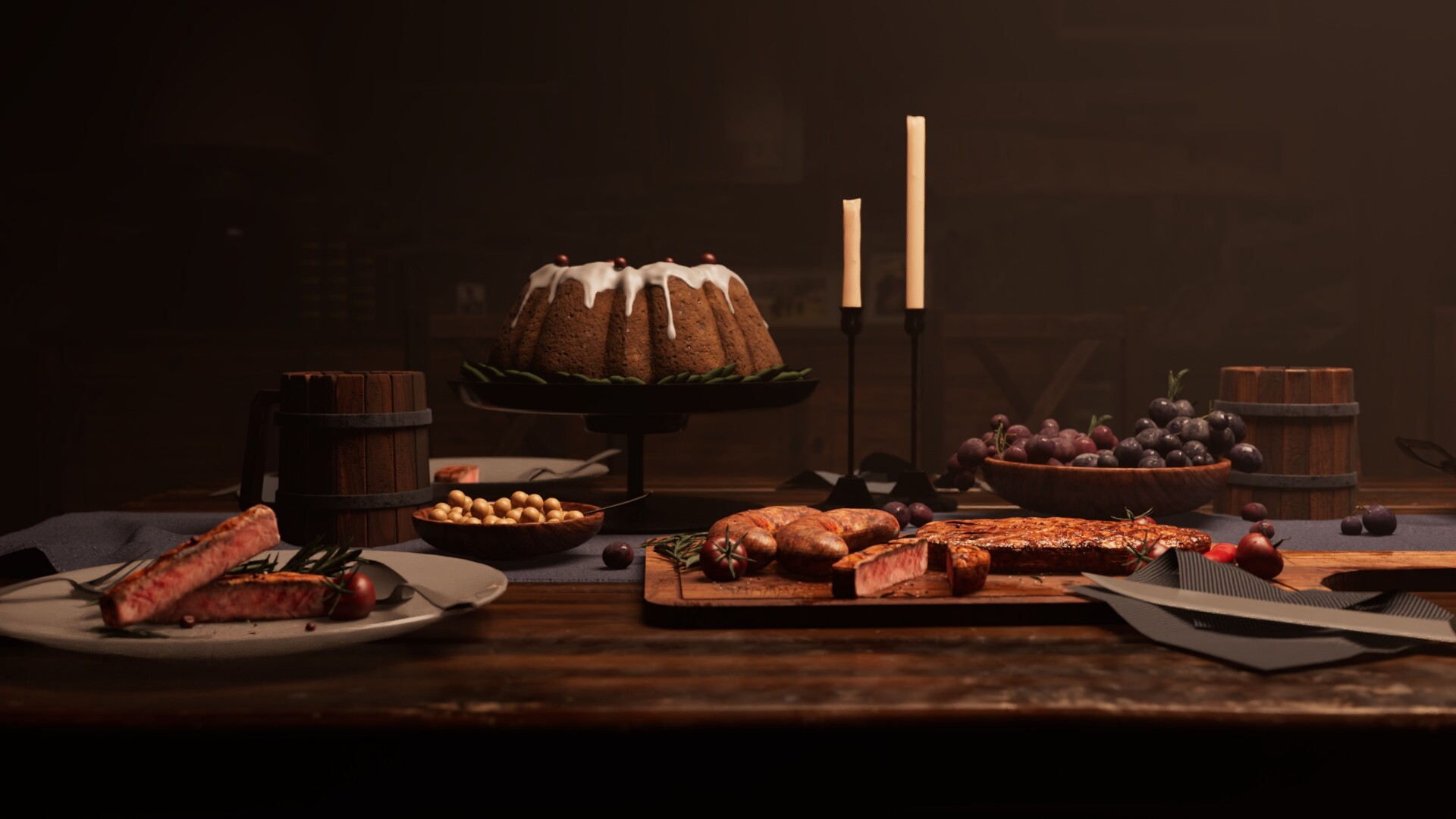 ArtStation Dining Table Scene