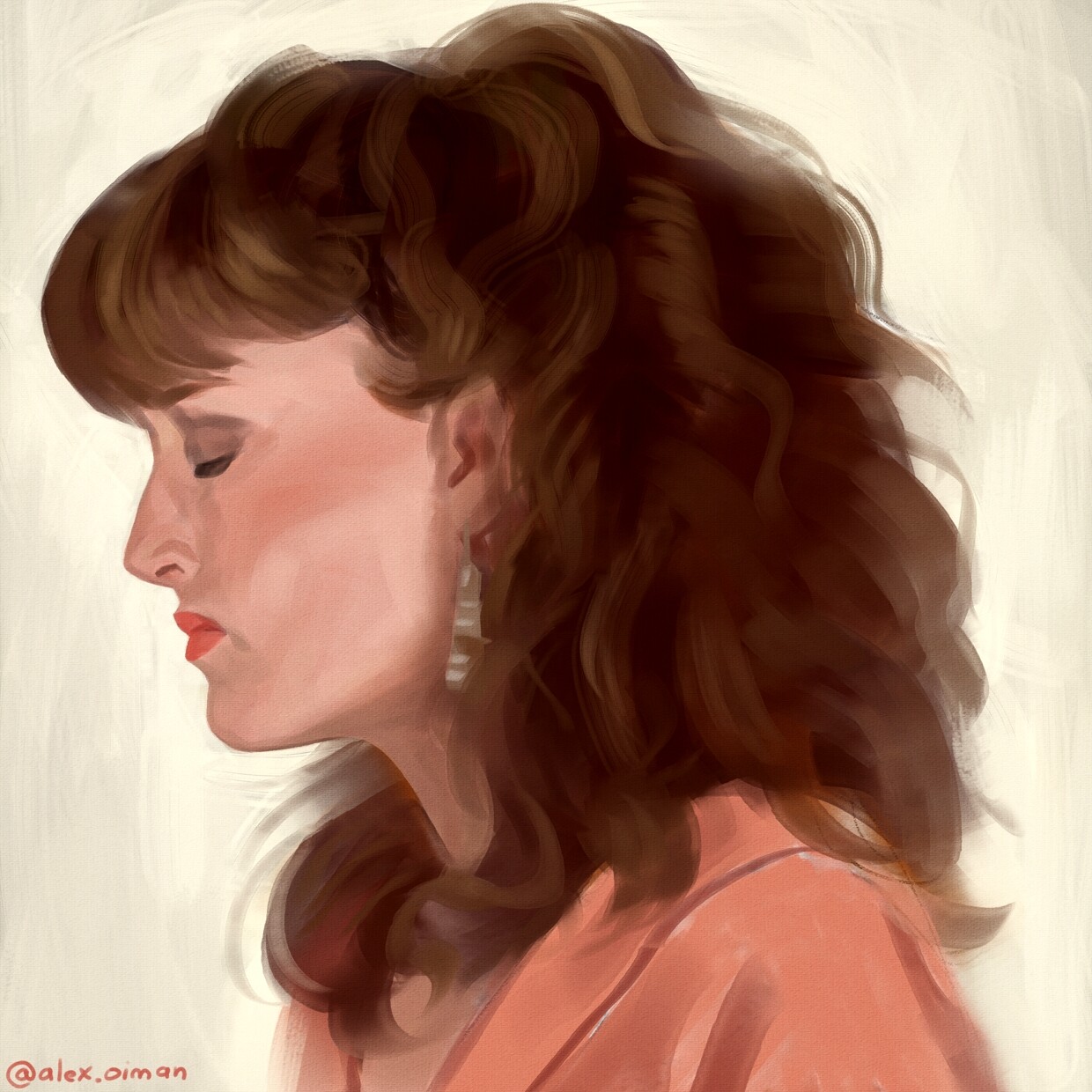 Alexandru Brinzoiu - Kim Myers portrait - Lisa Webber in Nightmare on ...