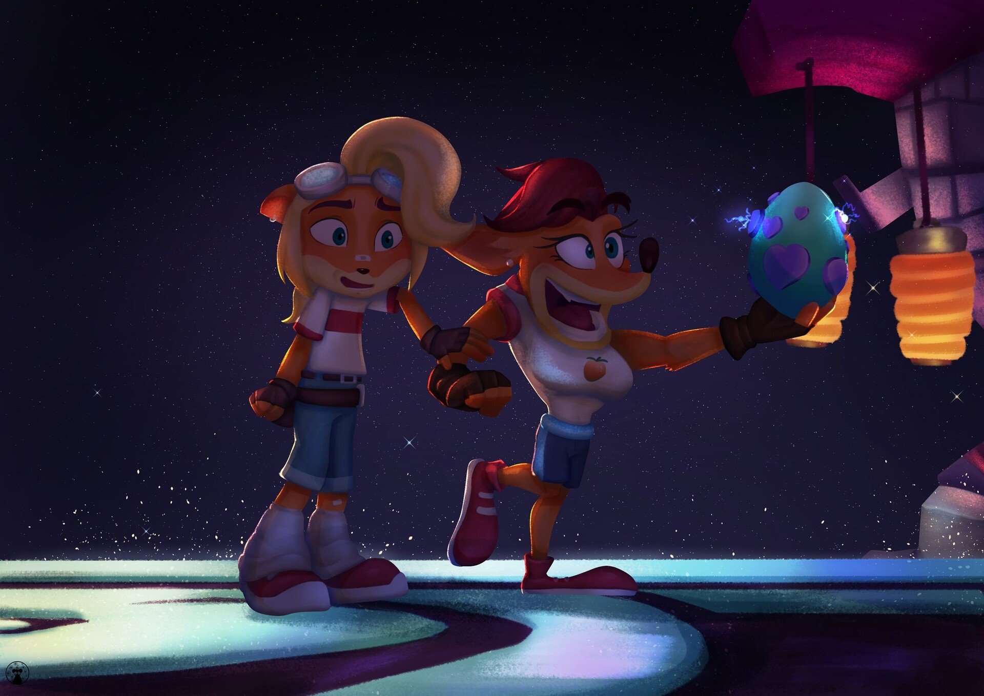 ArtStation Crash Bandicoot // Coco Bandicoot Genderbend