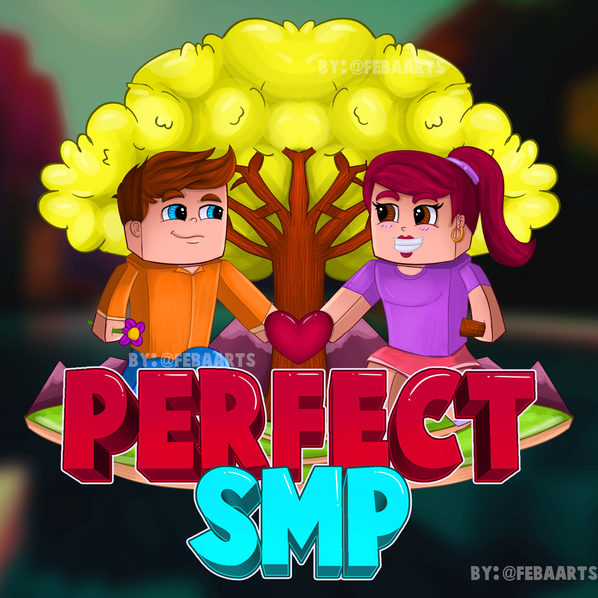 ArtStation - Perfect SMP Minecraft Logo