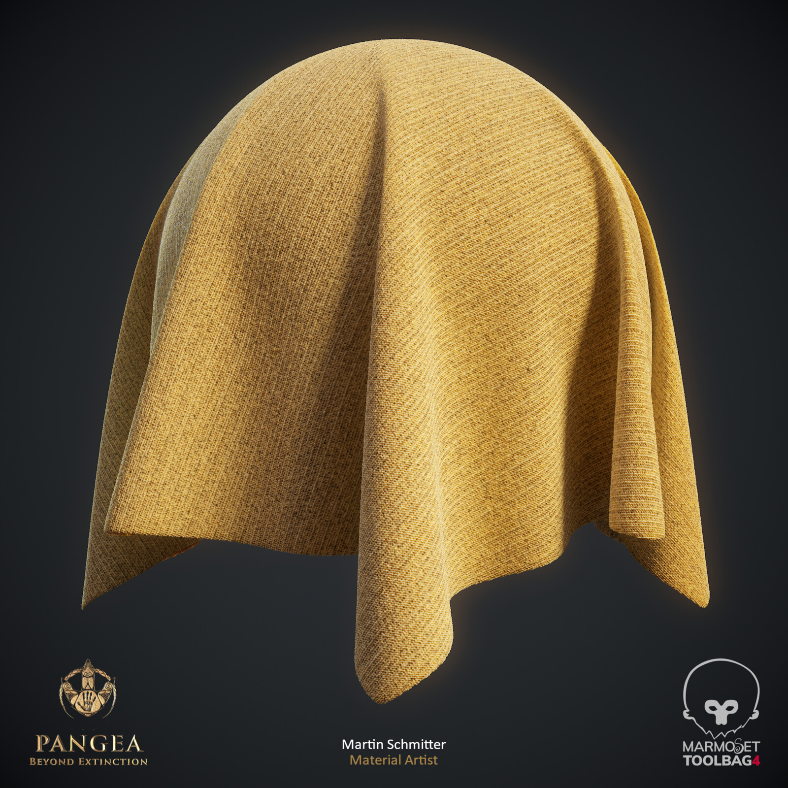 Linen Style Fabric Render
